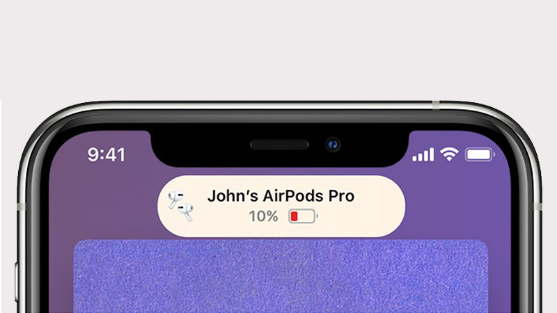Thông báo pin trên iPhone và iPad